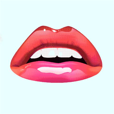 anime lips gif